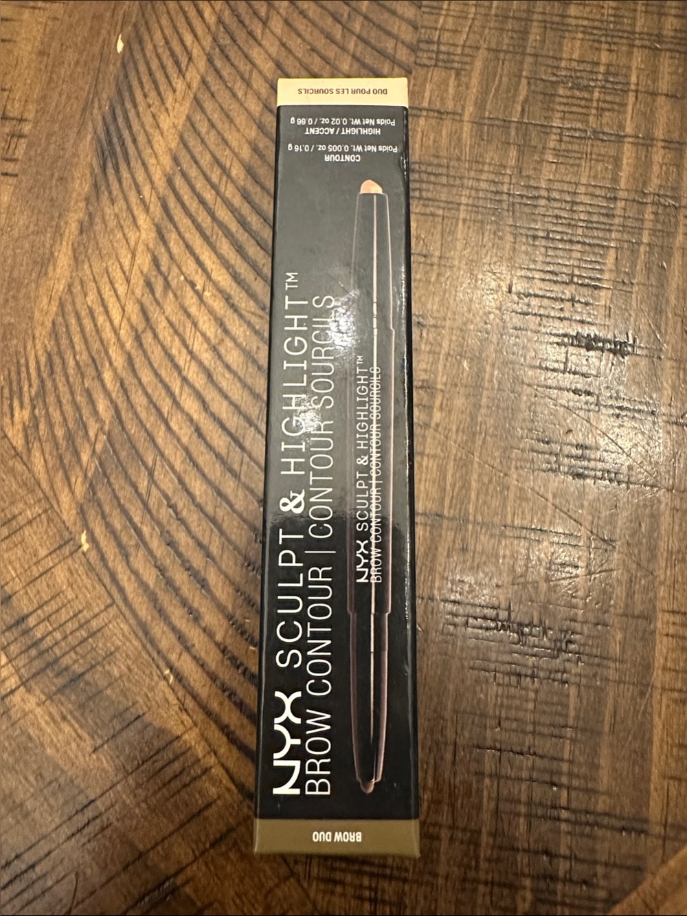 NYX Sculpt & Highlight Brow Contour Pencil - Taupe